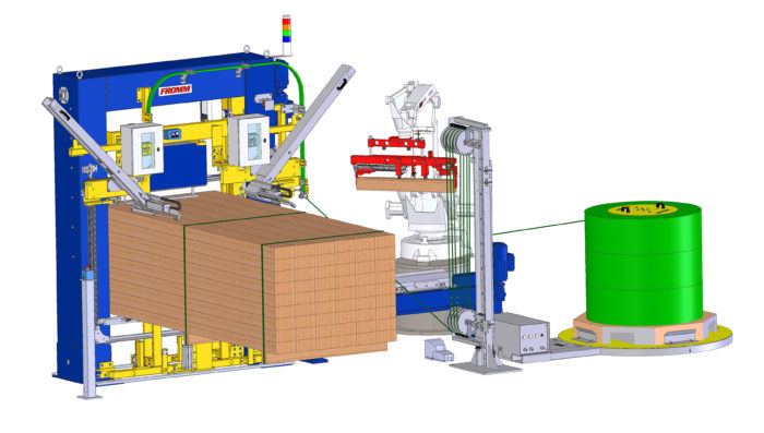 Automatische Anlage mit Roboteroption für Schnittholz
