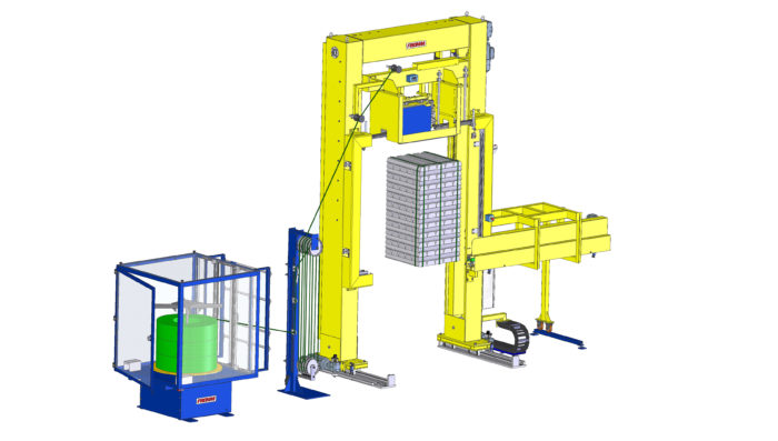 Automatische Kreuzumreifungsanlage für Barren