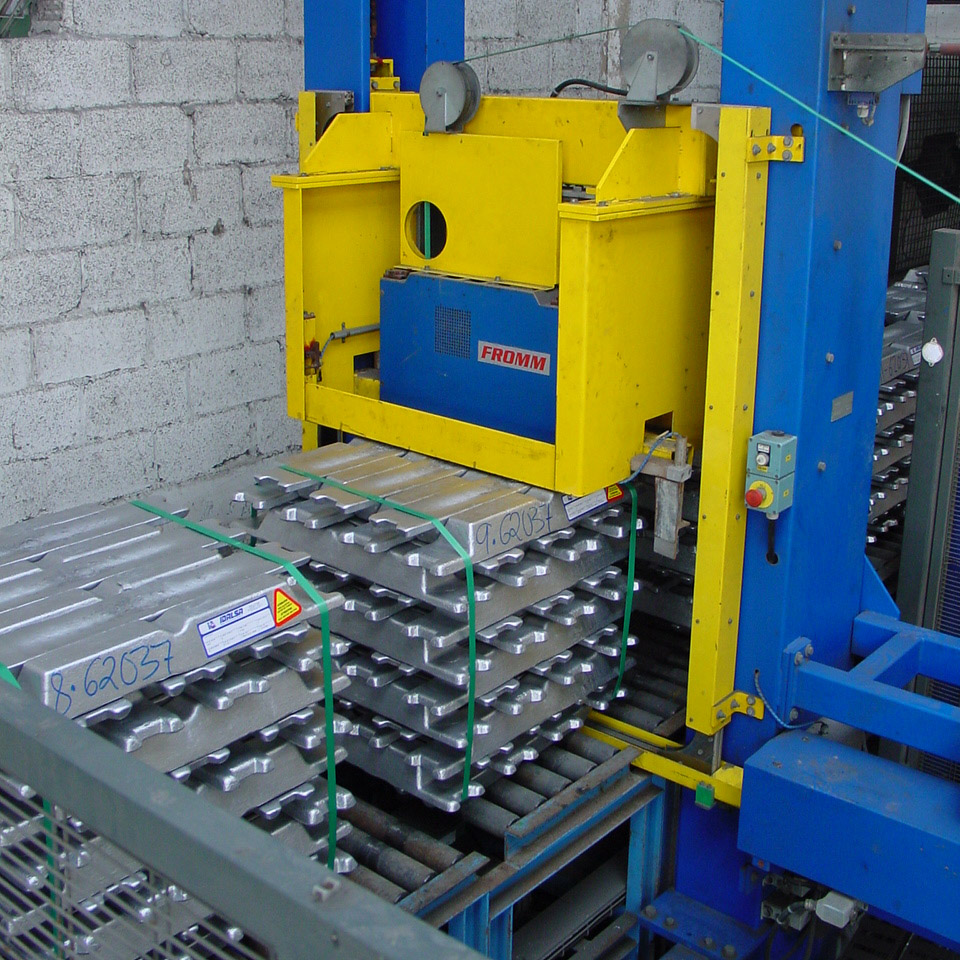 strapping ingots alu